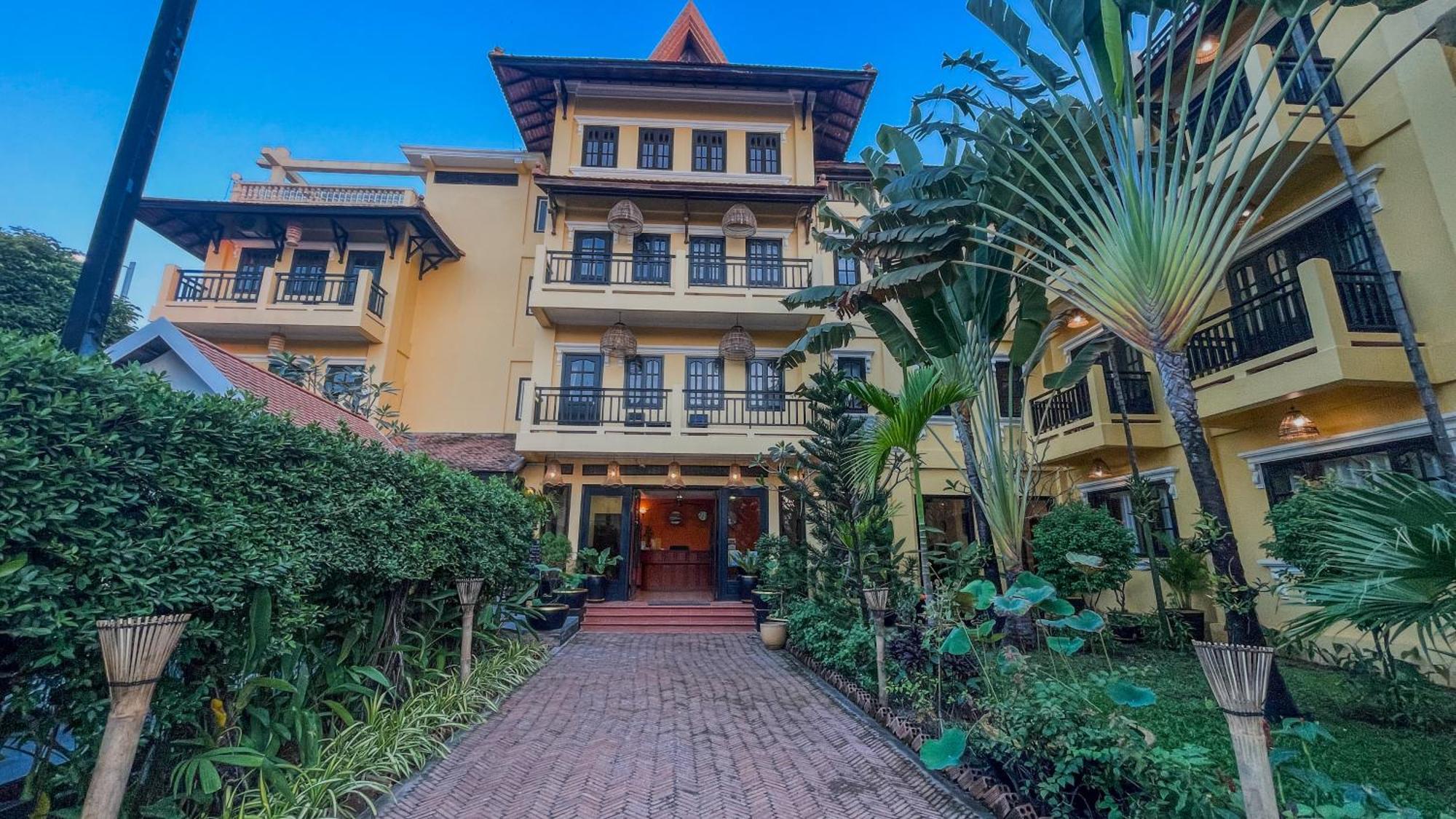 Villa Indochine D'Angkor Siem Reap Exterior foto